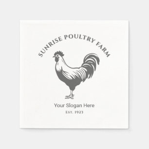 Chicken Farm Paper Napkin