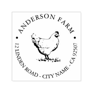 Chicken Farm Self-inking Stamp