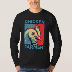 Chicken Farmer Agriculture Agriculteur Farmer Farm T-Shirt