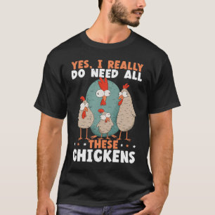 Chicken Farmer Chicken Whisper Farm Animal Poultry T-Shirt
