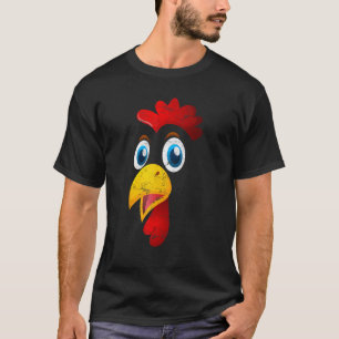 Chicken Farmer Chickens Owner Chicken Face 1 T-Shirt