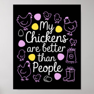 Chicken Farmer Country Life Homestead Lover Poster