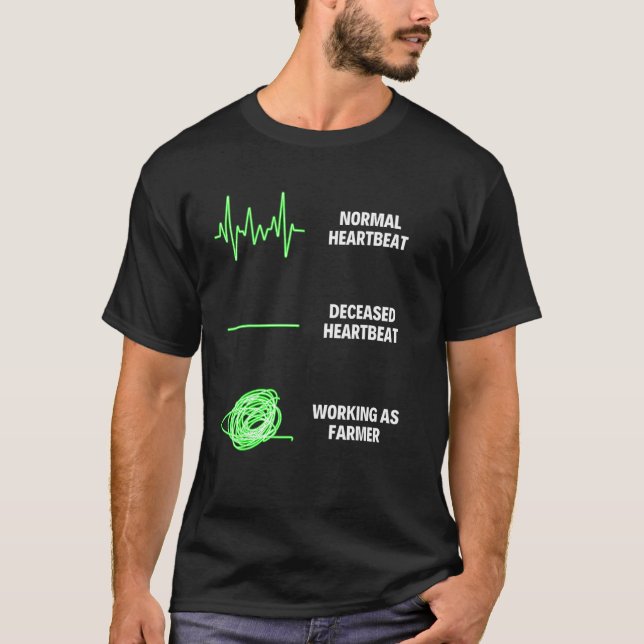 Chicken  Farmer Farming T-Shirt (Front)