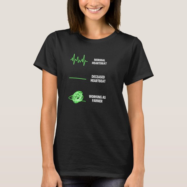 Chicken  Farmer Farming T-Shirt (Front)