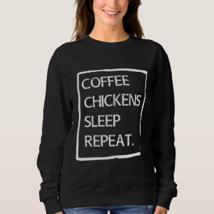 Chicken Farmer Lover Chicken Egg Sweatshirt