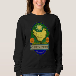 CHICKEN FARMER ORGANIC EGGS HEALTHY AND FRESH SWEATSHIRT