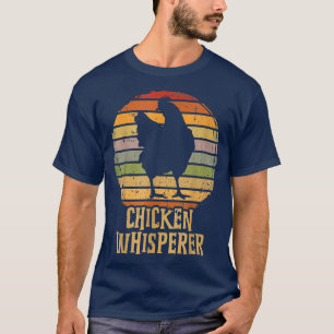chicken farmer rooster woman funny girl Agricultur T-Shirt