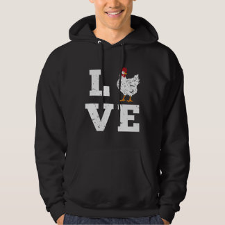 Chicken Farming Farmer Love Birthday   Hoodie