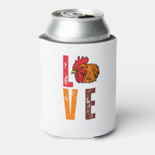 Chicken Farming - Hen Rooster Lover Chicken Farmer Can Cooler