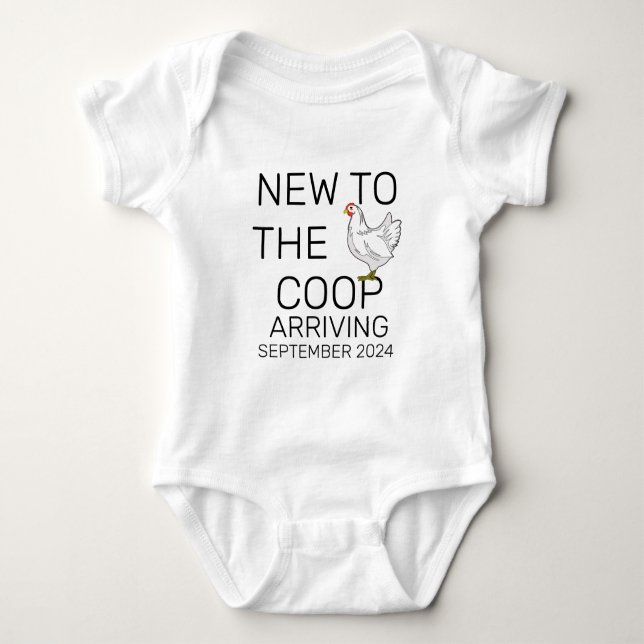 Chicken Farming - Little Chicken Farmer Baby Bodysuit (Front)