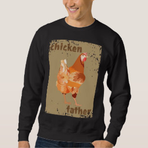 Chicken Father Creme Crunsh Look Sweatshirt