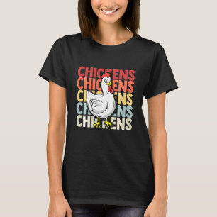 Chicken Flock Egg Hen Farmer Grower Backyard T-Shirt