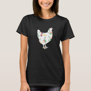 Chicken Flower Floral Hen Hawaiian Apparel Item T-Shirt