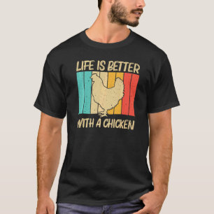 Chicken For Men Women Chicken Farmer Poultry T-Shirt