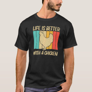 Chicken For Men Women Chicken Farmer Poultry T-Shirt