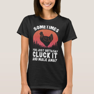 Chicken For Men Women Chicken Hen Farmer T-Shirt