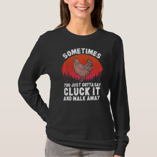Chicken For Men Women Chicken Hen Farmer T-Shirt