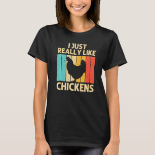 Chicken For Men Women Farmer Chicken Farm Hen 1 T-Shirt