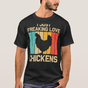 Chicken For Men Women Farmer Chicken Farm Hen T-Shirt