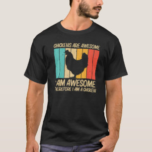 Chicken For Men Women Farmer Chicken Farm Hen T-Shirt