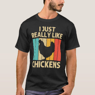 Chicken For Men Women Farmer Chicken   Farm Hen T-Shirt