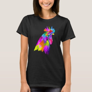 Chicken For Women Colourful Chicken Costume T-Shirt