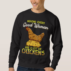 Chicken for Women Lots of Chickens   Sweatshirt