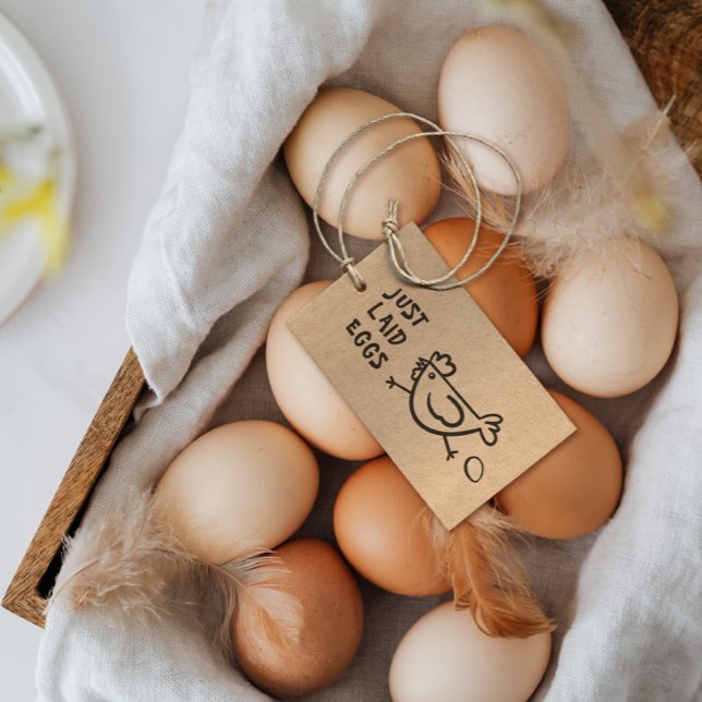 Chicken Fresh Farm Egg Carton Rubber Stamp (Creator Uploaded)