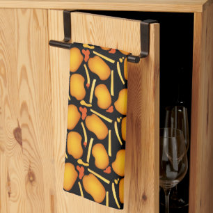 Chicken Fried Bites And Fries Tea Towel