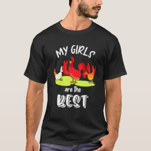 Chicken Friends Farmer Poultry Group Chickens T-Shirt