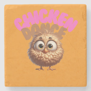 Chicken Fun Stone Coaster