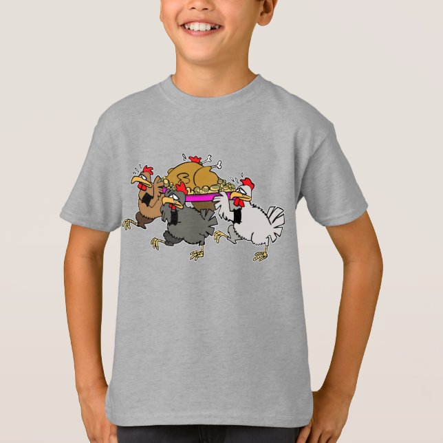 Chicken funeral T-Shirt (Front)