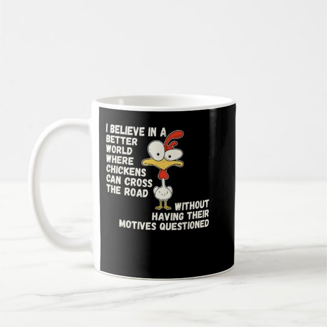 Chicken Funny Farm Animal  Coffee Mug (Left)
