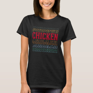 Chicken Funny Layered Text Pet Owner Farmer 1 T-Shirt