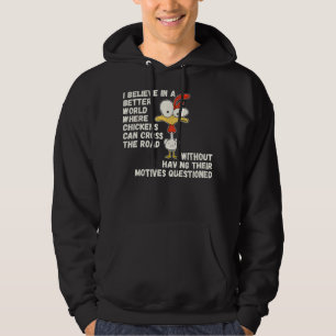 Chicken Funny Quote Chicken Outfit for Kids Women  Hoodie