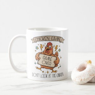 Chicken Game Don't Look At The Chicken Coffee Mug