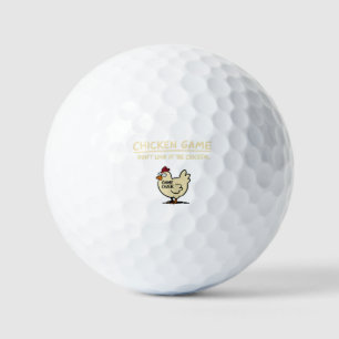 Chicken Game Don't Look At The Chicken Funny Chick Golf Balls