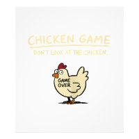 Chicken Game Don't Look At The Chicken Funny Chick