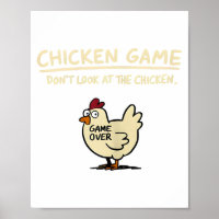 Chicken Game Don't Look At The Chicken Funny Chick