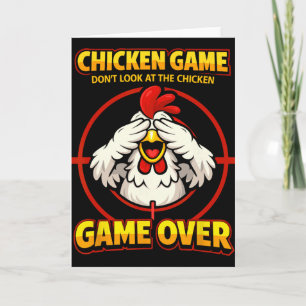 Chicken Game Don't Look At The Chicken, Game Over Card