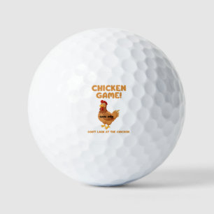 Chicken Game Don't Look At The Chicken Golf Balls