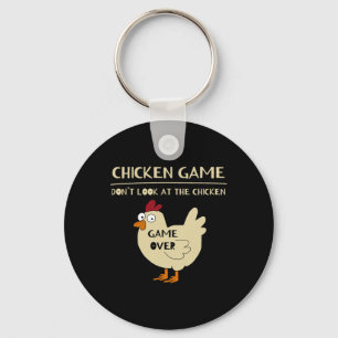 Chicken Game Funny Chicken  Key Ring