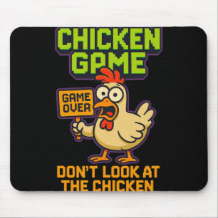 Chicken Game Over Funny Gamer Pixel Retro Arcade  Mouse Pad