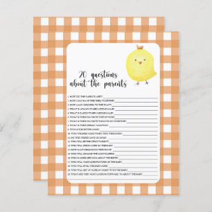 Chicken - games - 20 questions about the parents