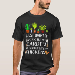 Chicken Gardening For Men Women Gardener T-Shirt
