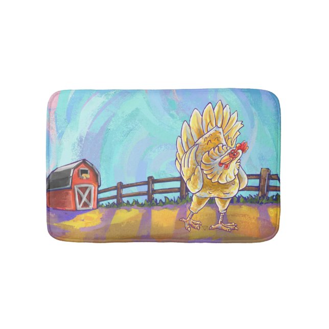 Chicken Gifts & Accessories Bath Mat (Front)