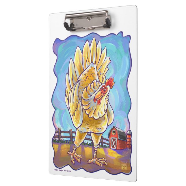 Chicken Gifts & Accessories Clipboard (Left)