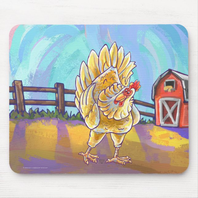 Chicken Gifts & Accessories Mouse Pad (Front)