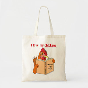 Chicken Gifts I Love My Chickens Resusabale Bag