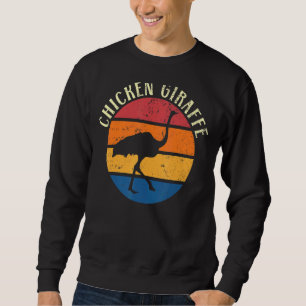 Chicken Giraffe Ostrich Animal Flightless Bird Sweatshirt
